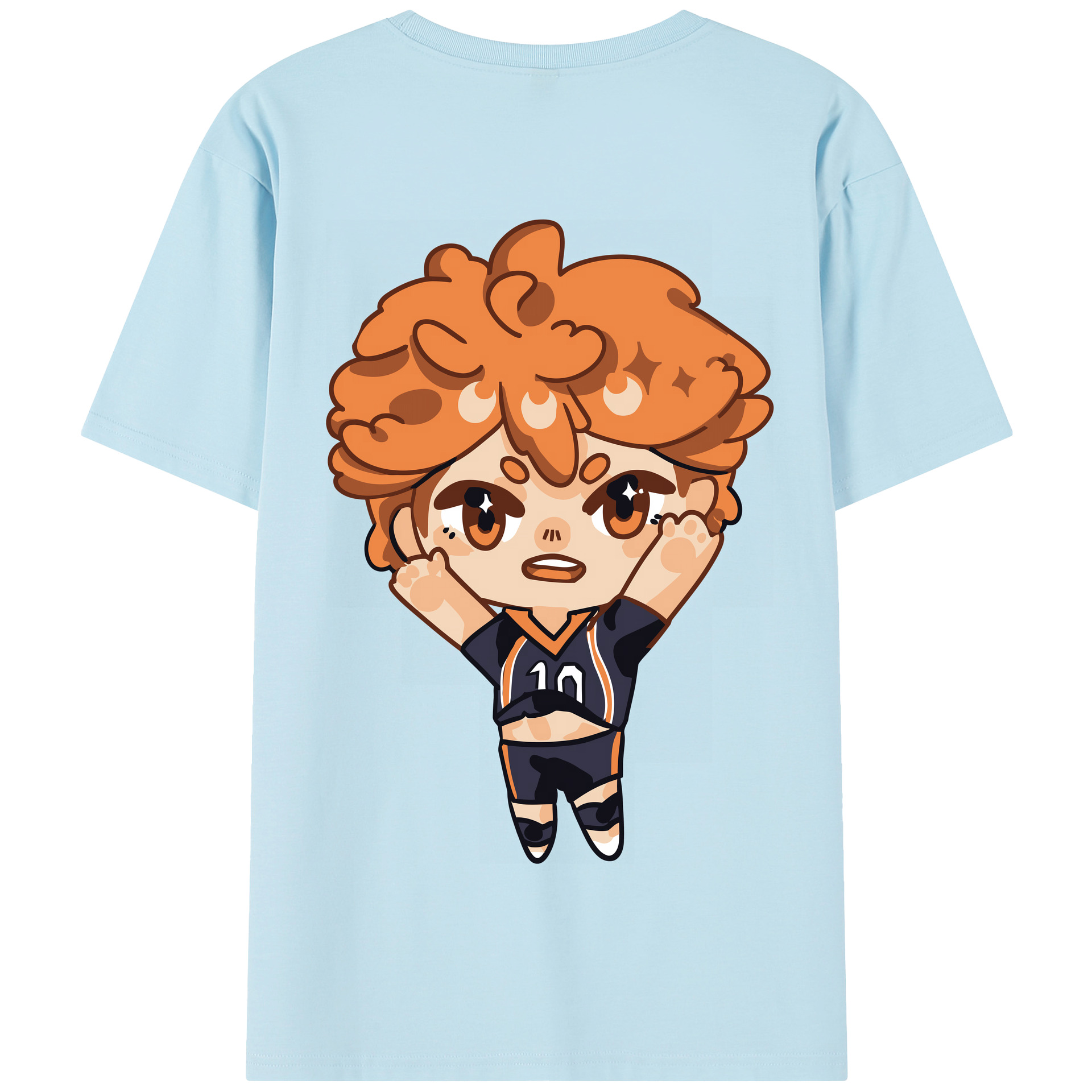 （画像用） ハイキュー!! Haikyu!! 綿100％半袖Tシャツ（背面プリント）